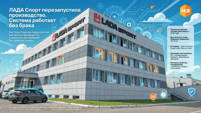 ЛАДА Спорт перезапустила производство. Система работает без брака